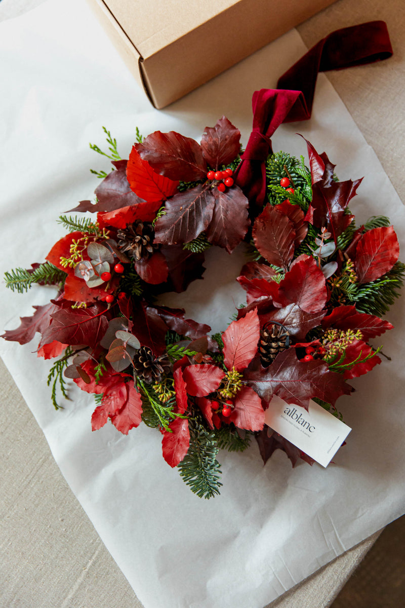 Taller de coronas de invierno 11.12 MADRID