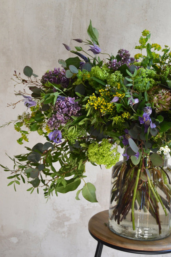 Taller de arreglos florales en jarrón